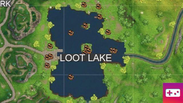 Fortnite: Desafío de la semana 2: ¡Busca cofres de Loot Lake!