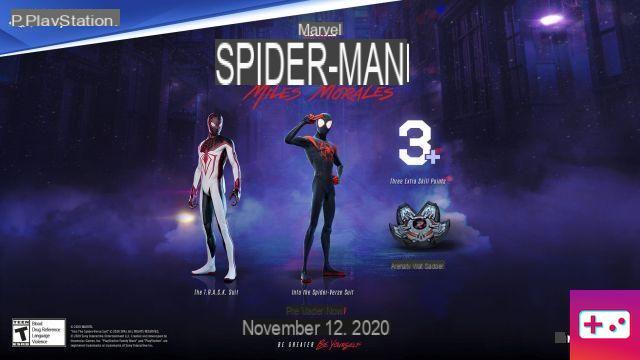 Spider-Man: Miles Morales – Bonos de reserva, ediciones especiales